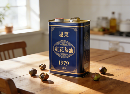 恩泉红花茶油：百年匠心淬炼，守护全家健康餐桌